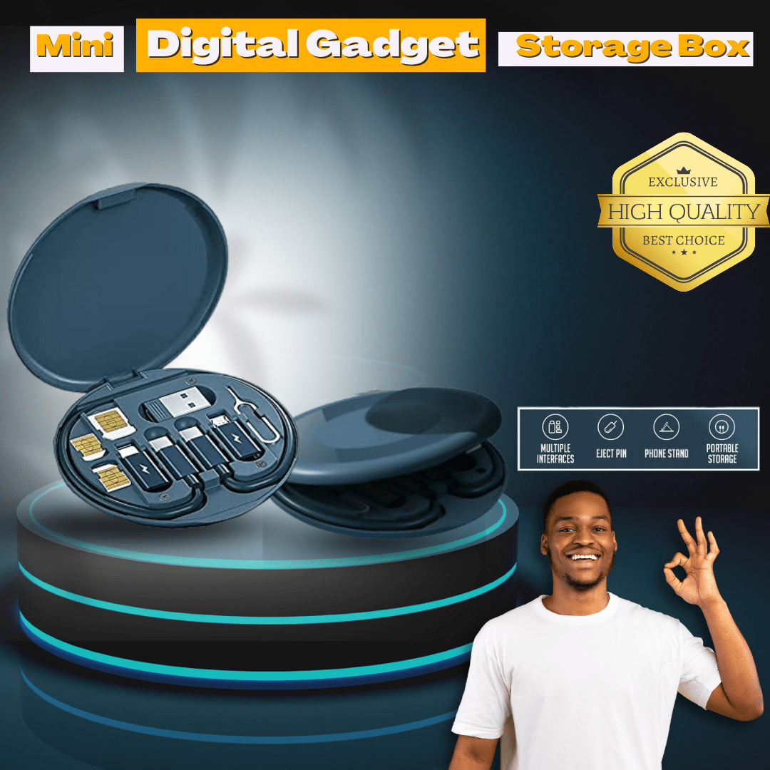 MINI DIGITAL GADGETS STORAGE BOX